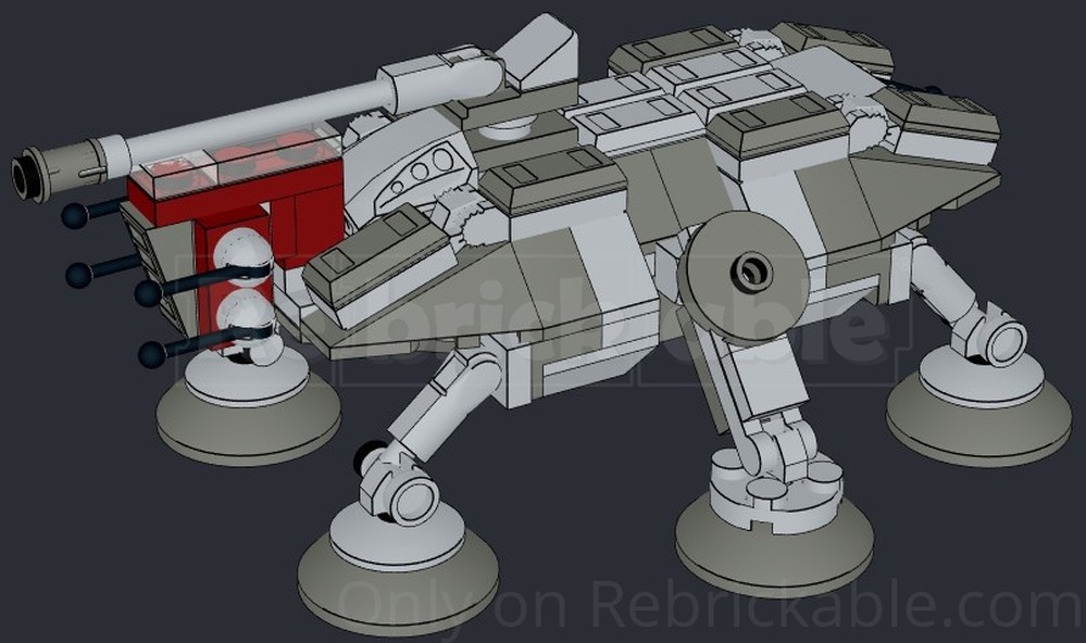 Lego AT-TE mini 2 types of versions
