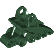 Lego Large Figure Foot, with Ball Joint Socket 2 x 3 x 5 / Dark Green