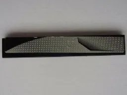 Tile 1 x 6 with Silver Panel and Air Outlet Pattern Model Right Side (Sticker) - Set 8132