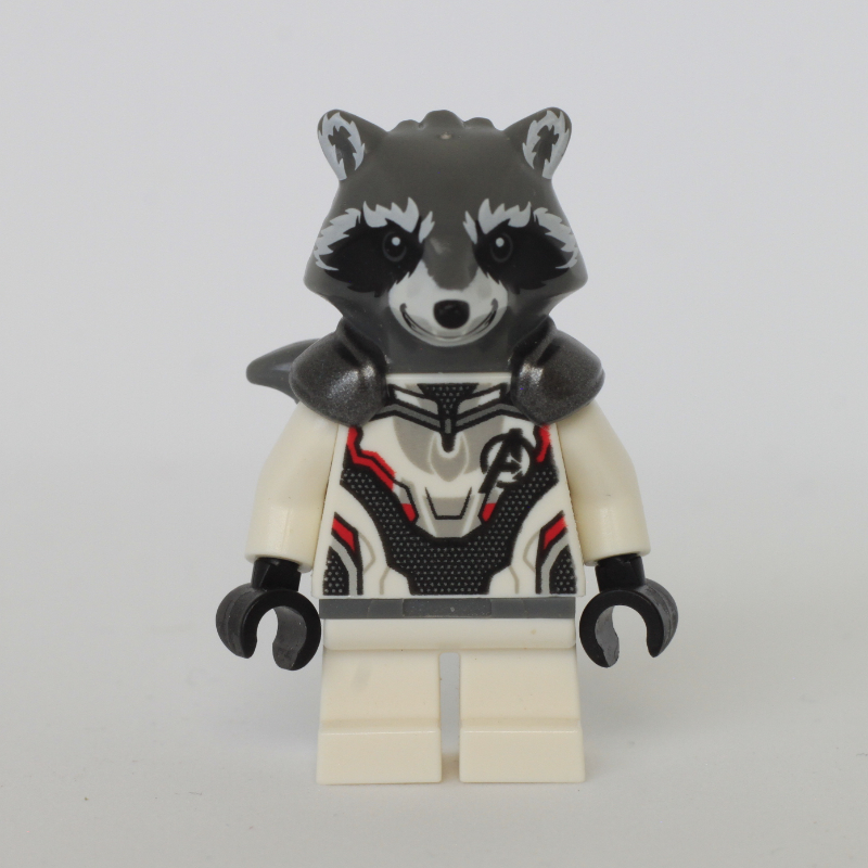 Lego Rocket Raccoon, White Advanced Tech (Quantum) Suit