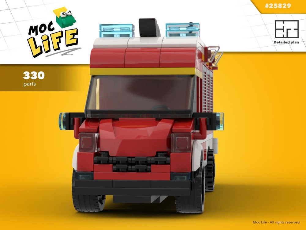 Lego Iveco Daily dually fire brigade
