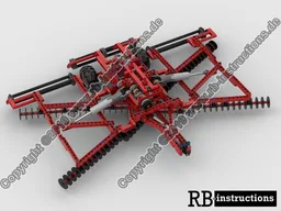 X Disk harrow for Claas Xerion 5000 (X Scheibenegge)