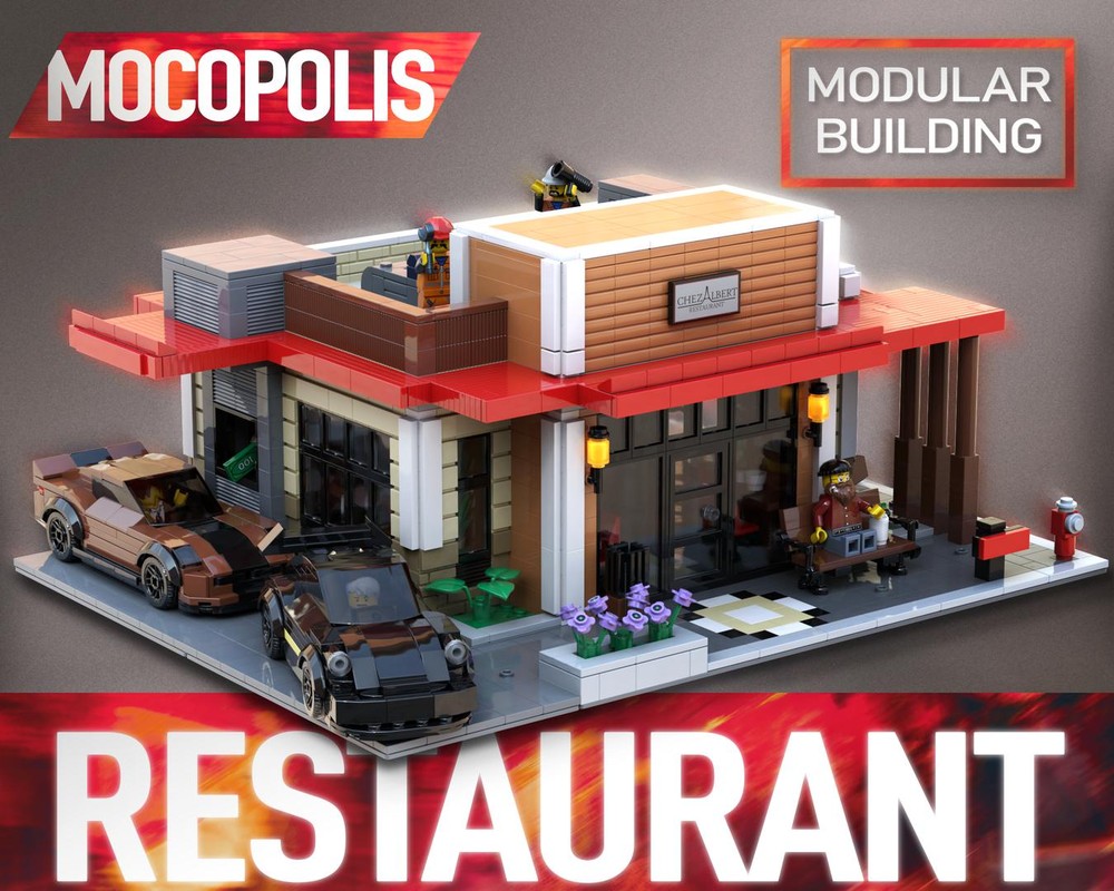 Lego Modular Fast Food Restaurant for LEGO City