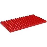 Duplo Plate 8 x 16 / Red