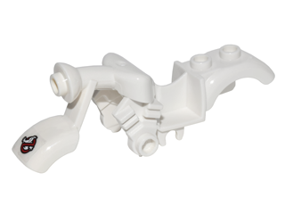 Lego Motorcycle Fairing, Vintage with Ghostbusters Logo Pattern (Sticker) - Set 75828