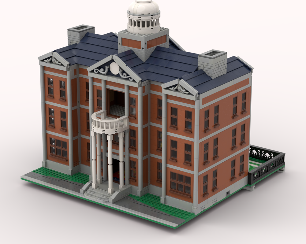 Lego X Mansion Expansion (Above Ground Levels Only)