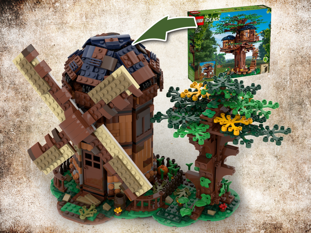 Lego 21318 windmill Alternative Build