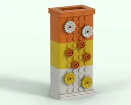 Brick Vase Tricolore