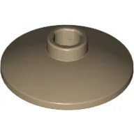 Dish 2 x 2 Inverted [Radar] / Dark Tan