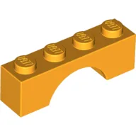Brick Arch 1 x 4 / Bright Light Orange