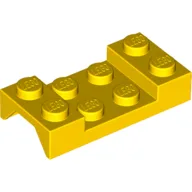 Wheel Arch, Mudguard 2 x 4 Studded / Yellow