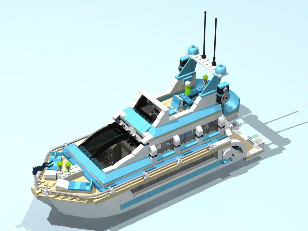 Lego 41015 Dolphin Cruiser recolor, more details