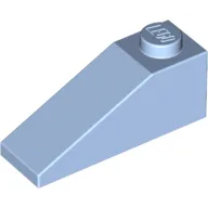 Brick Sloped 33° 3 x 1 / Bright Light Blue