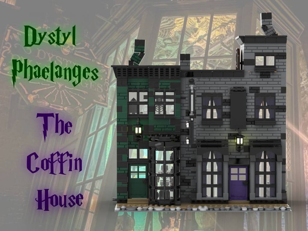 Lego Knockturn Alley: Dystyl Phaelanges & The Coffin House