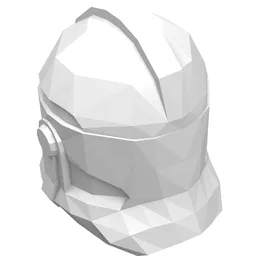 Helmet Clone Trooper Phase 2, Closed Front [Plain] / White