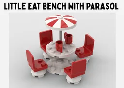 Little Eat Bench With Parasol