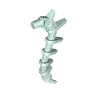 Lego Plant / Creature Body Part, Vine / Tail / Tentacle / Bionicle Spine, Spiky / Light Aqua