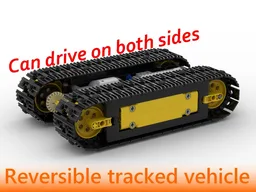RC reversible tracked vehicle
