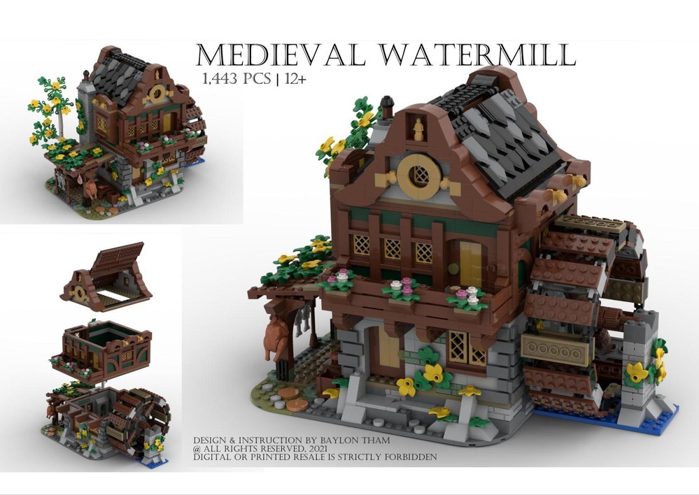 Lego MEDIEVAL WATERMILL
