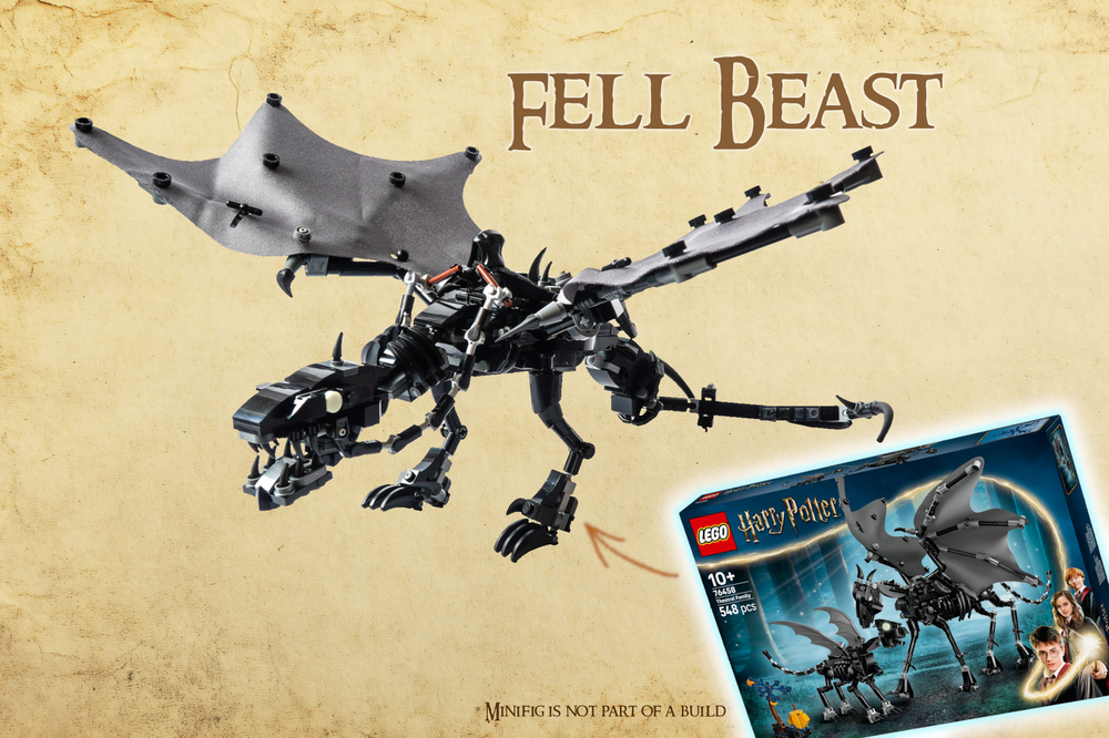 Lego Fell Beast Nazgul LOTR Alt Build 76458