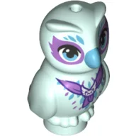 Animal, Bird, Owl Baby - Owlyver / Light Aqua