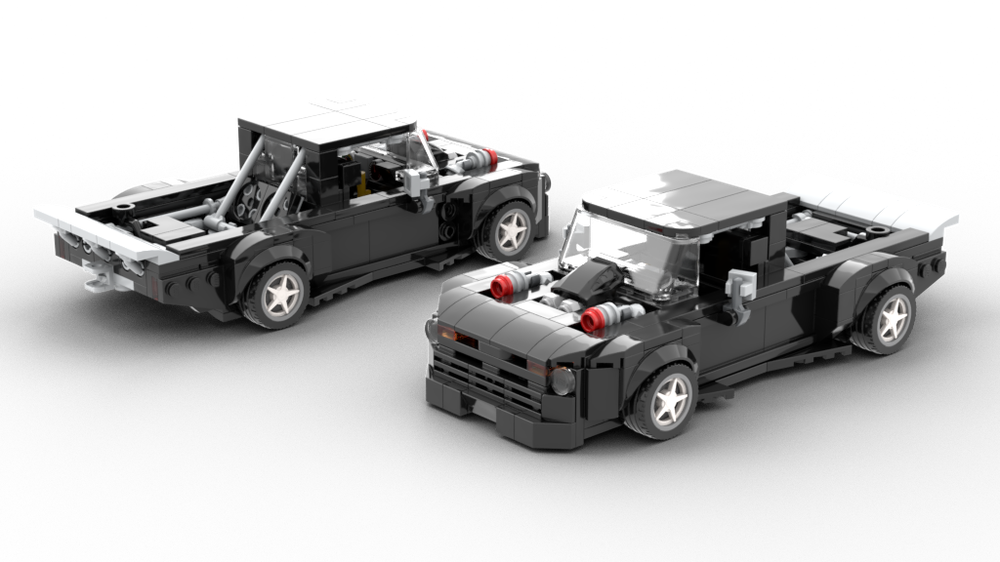 Lego Ken Block's Hoonitruck, F150 1977 at Speedchampion scale