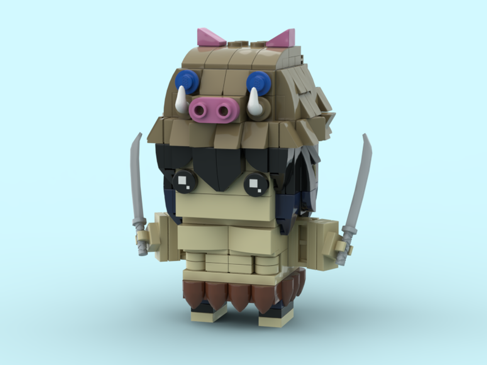 Lego Hashibira Inosuke 伊之助 Brickheadz
