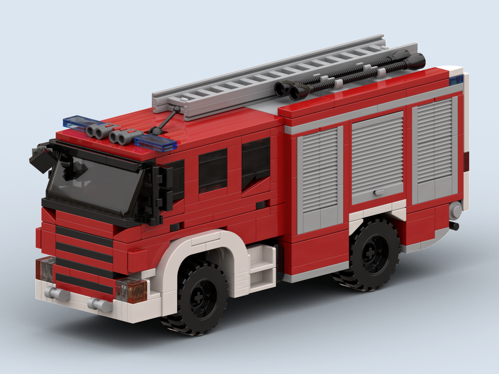 Lego German Fire Engine 4x4