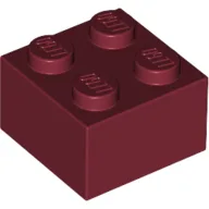 Brick 2 x 2 / Dark Red