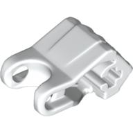 Lego Large Figure Hand, Fist with Axle Hole, 4 Fingers / White