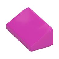 Lego Brick Sloped 30° 1 x 2 x 2/3 / Dark Pink