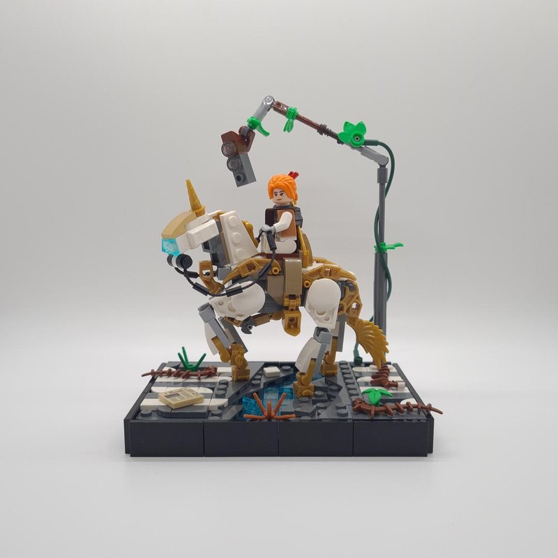 Lego Unicornis Machina (with stand)