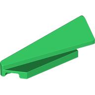 Lego Brick Wedged, Sloped 1 x 5 x 1 1/3 Left / Green