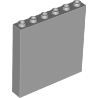 Lego Brick 1 x 6 x 5 / Light Bluish Gray