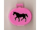 Lego Scala Utensil Oval Case with Walking Horse Pattern (Sticker) - Set 5880