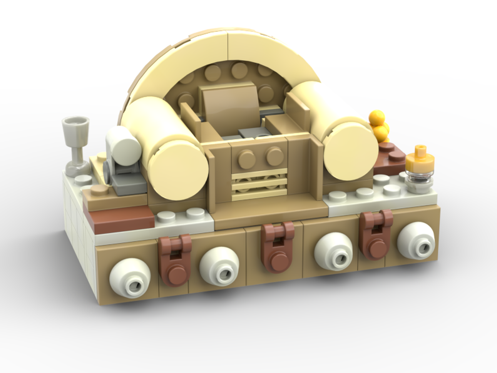 Lego Boba Fett's Throne Separate Build - Based on throne from set 75326