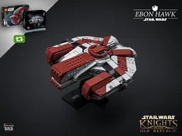 Ebon Hawk from 75375 Falcon + 75363 Ahsoka T-6