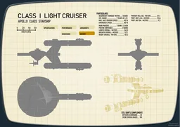 TOS Apollo Class light cruiser