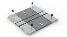 Modular Straße Base Project Bahnübergang V1 / Modular Road Base Project Level Crossing V1