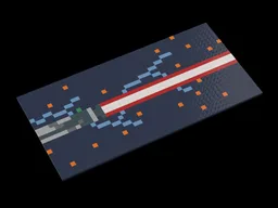 Darth Sidious' Lightsaber Mosaic