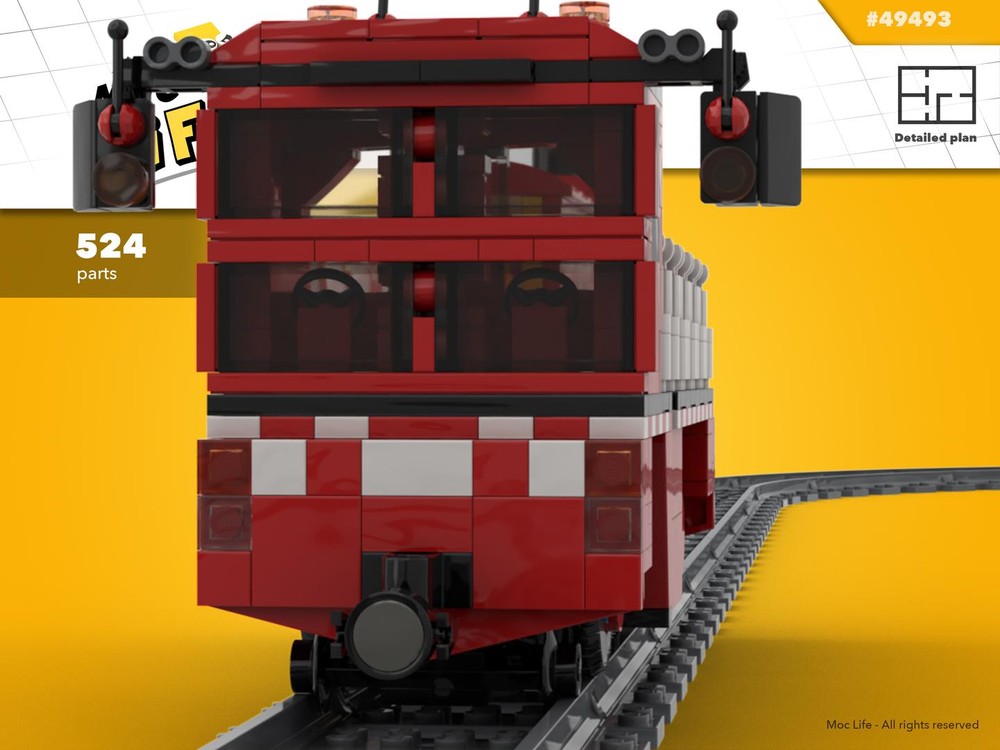 Lego Shuttlewagon railcar mover