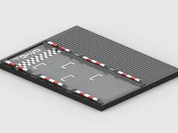 Display for Lego Set 8679 Tokyo International Circuit