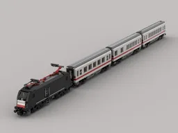 German Intercity with MRCE Taurus rental locomotive