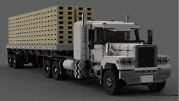 American-Style Flatbed Trailer