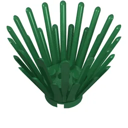 Plant, Prickly Bush 2 x 2 x 3 Extension with 2 x 2 center / Green