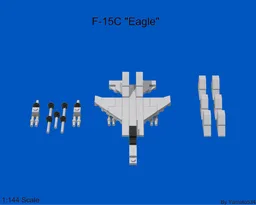F-15C Eagle(Includes AC7 Trigger liveries, 1:144 scale)