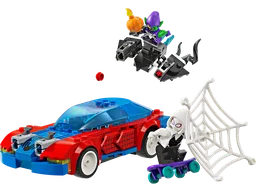Spider-Man Race Car & Venom Green Goblin