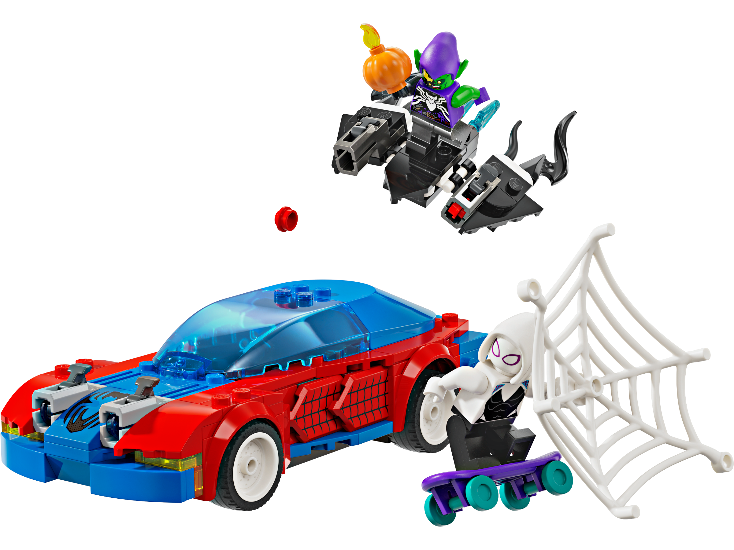 Lego Spider-Man Race Car & Venom Green Goblin