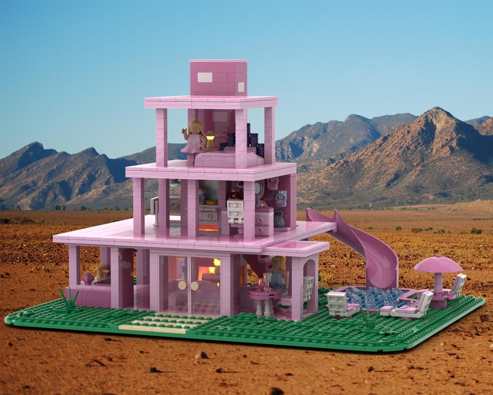 Lego Barbie house from movie