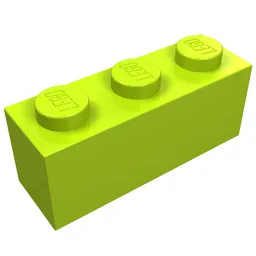 Brick 1 x 3 / Lime
